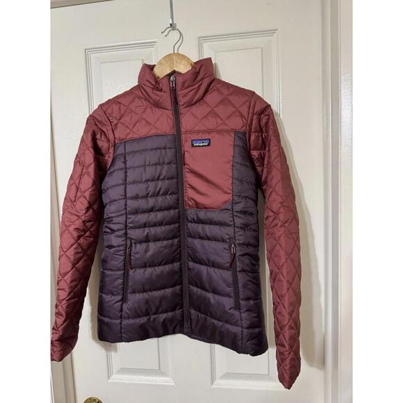 Patagonia Women's XS Radalie Full-Zip Quilted Insulated Jacket Obsidian Plum NEW - Picture 3 of 14
